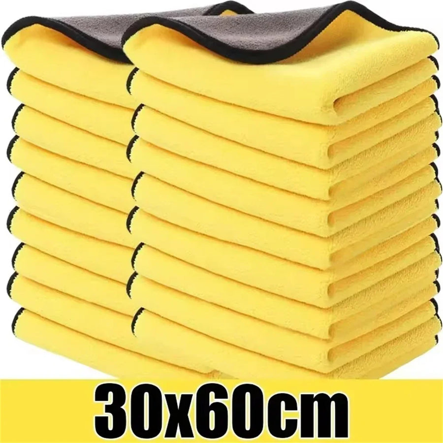 Double-Sided Microfiber Automotive Detailing Towels