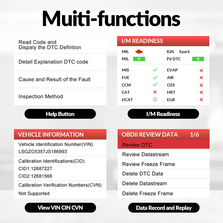 LAUNCH Creader 529 CR529 OBD2 Engine Code Reader