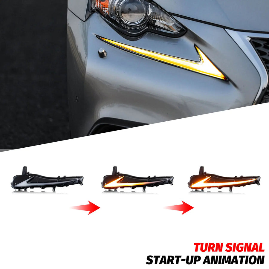 Lexus IS 3IS RGB LED Daytime Running Light Pair – 2014–2016