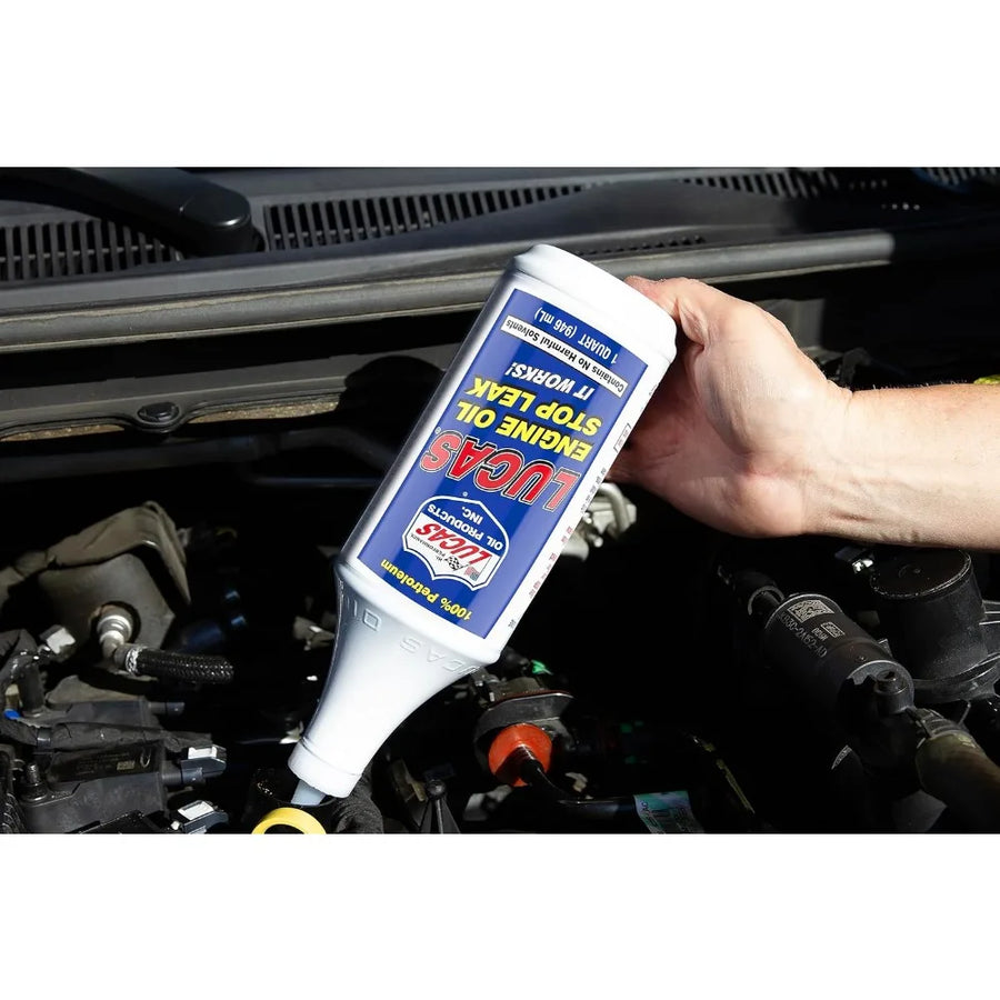 Lucas Oil Engine Oil Stop Leak, 32 oz Pack of 2