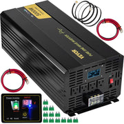 5000W 12V DC to 120V AC Pure Sine Wave Power Inverter with LCD