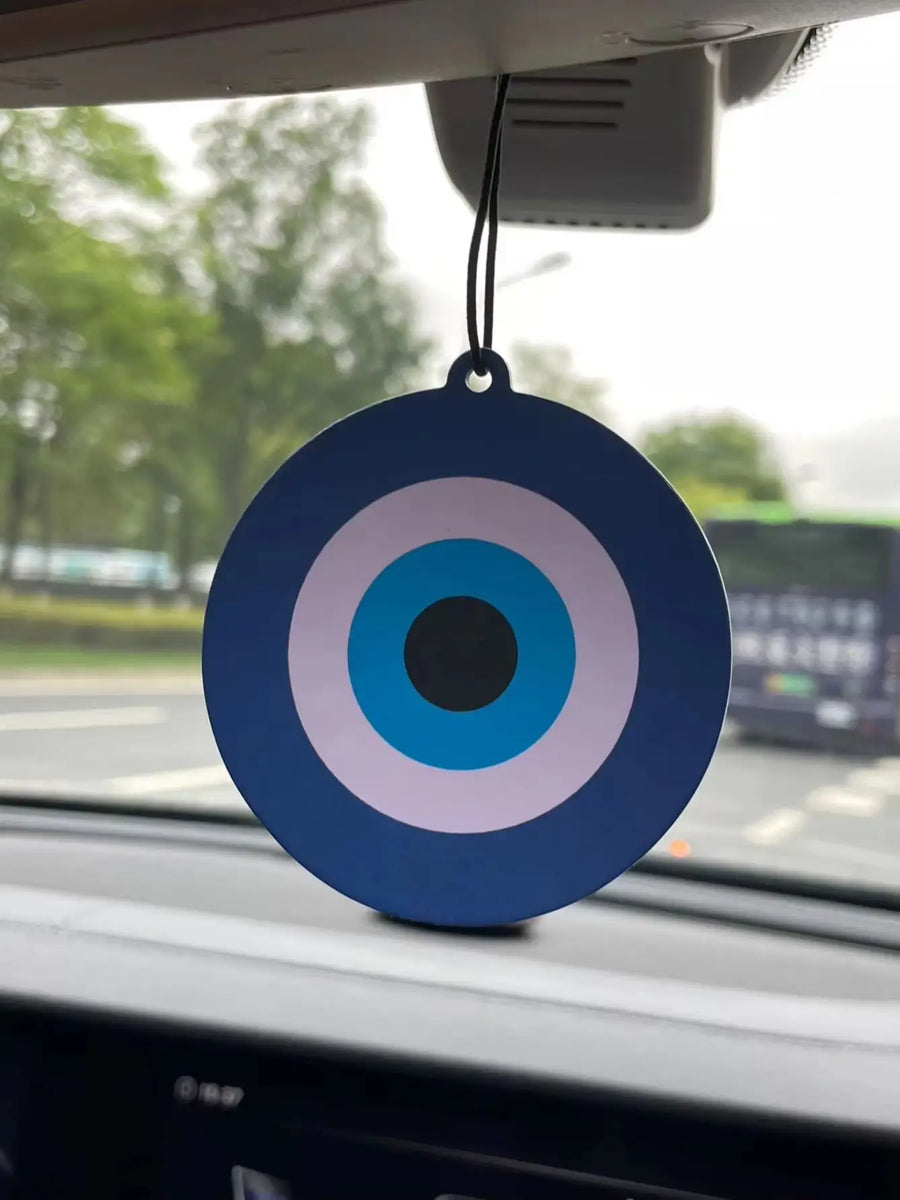 Round/Freesia Fresh Scent Car Air Freshener