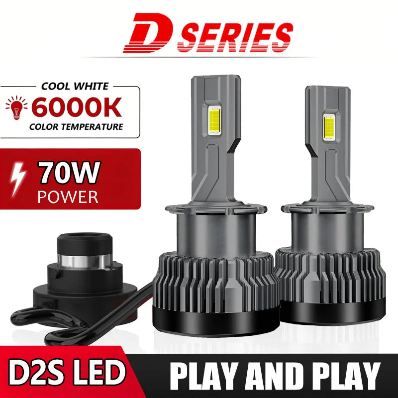 D1S/D2S/D3S/D4S/D5S/D8S LED Headlight Conversion Bulb – CANBUS