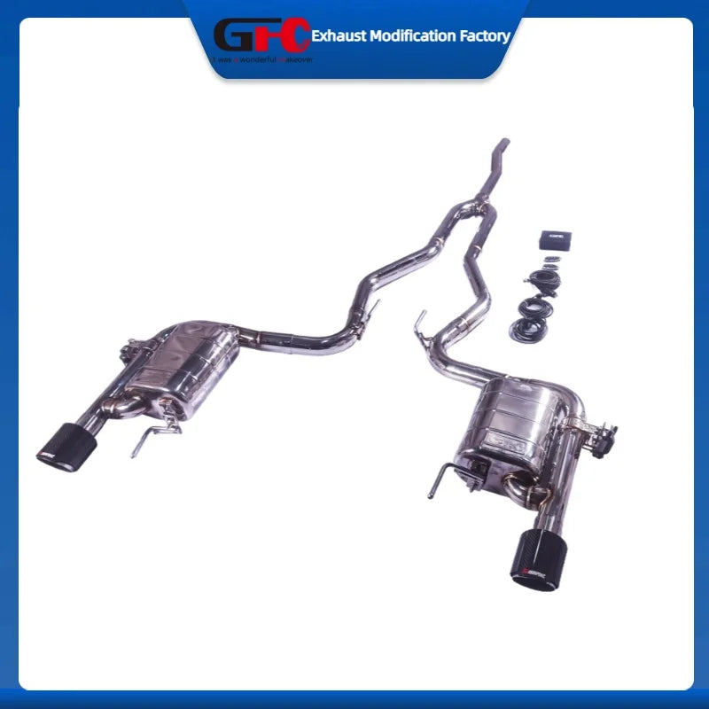 304 Stainless Steel Valved Cat-Back Exhaust System for Ford Mustang 2015-2023