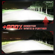 2-Piece H1/H4/H7/H11/9005/9006 LED Headlight Bulb – 6000K, CANBUS