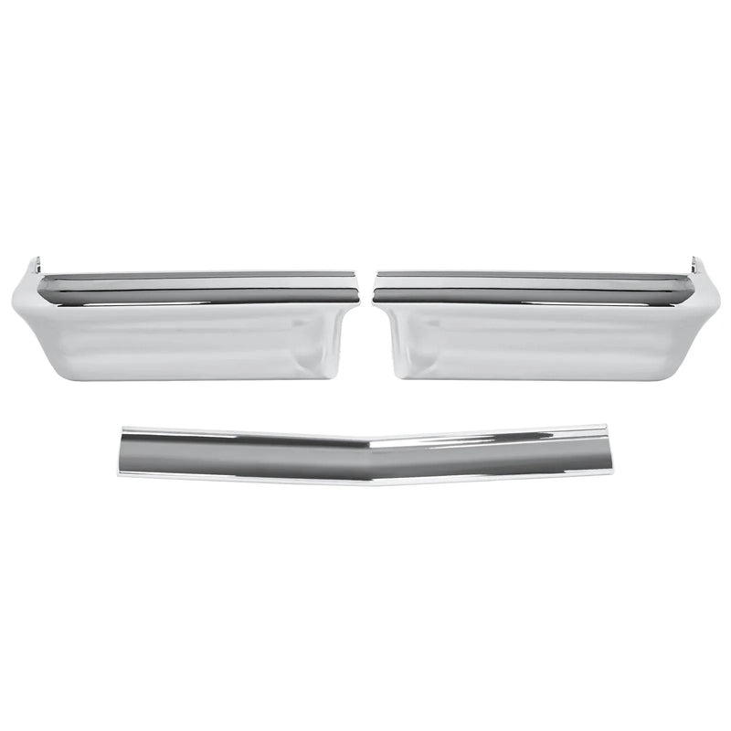 Chrome Front and Rear Bumper Panel Set for Chevrolet Impala 1962-1963