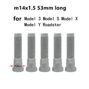 M14X1.5 Wheel Studs for Tesla Model 3 S X Y Jeep Wrangler Grand Cherokee Dodge Durango Ram 2012-2023