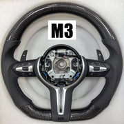 BMW F-Series Carbon-Fiber D-Shape Steering Wheel with Paddles