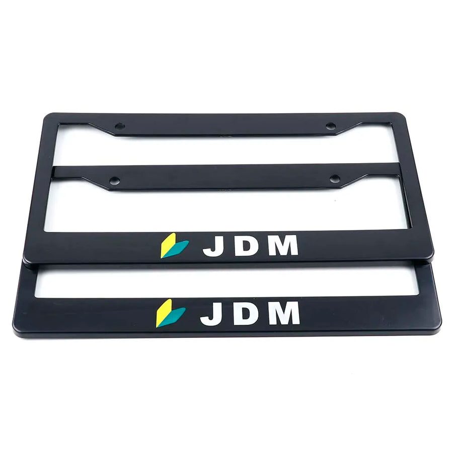 Black California-Style License Plate Frame