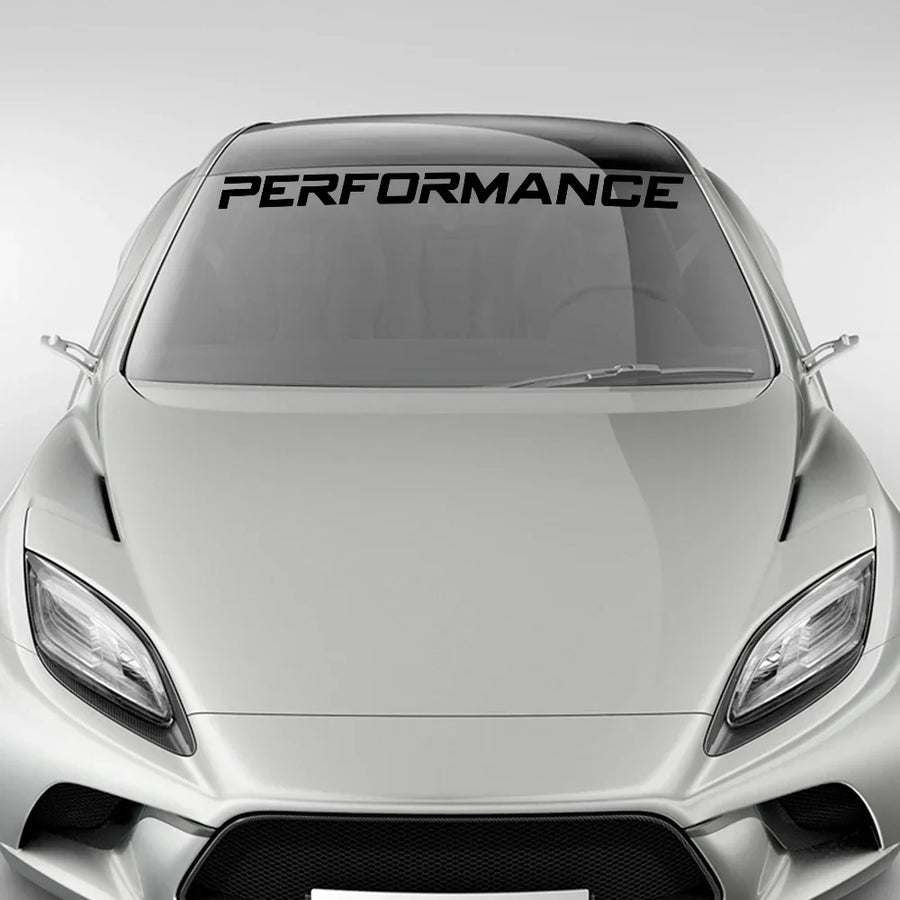 Performance Lettering Vehicle Decal – 98.5 × 6.8 cm