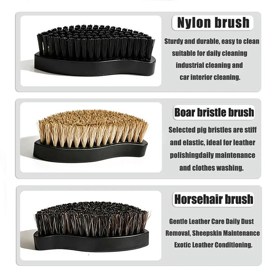 Car Detailing Brushes: Horsehair, Boar Bristle & Nylon Options