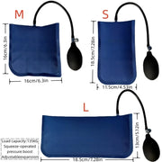 3-Piece S/M/L Inflatable Air Wedge Set for Door and Window Alignment