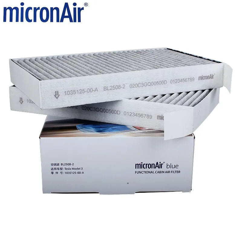 HEPA Cabin Air Filter Set for Tesla Model 3/Model Y