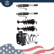 Front Strut, Rear Shock & Air Compressor Kit for Escalade, Tahoe & Yukon 2015-2020