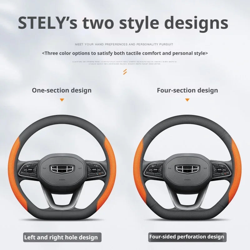 Nappa Steering Wheel Cover for Tesla
