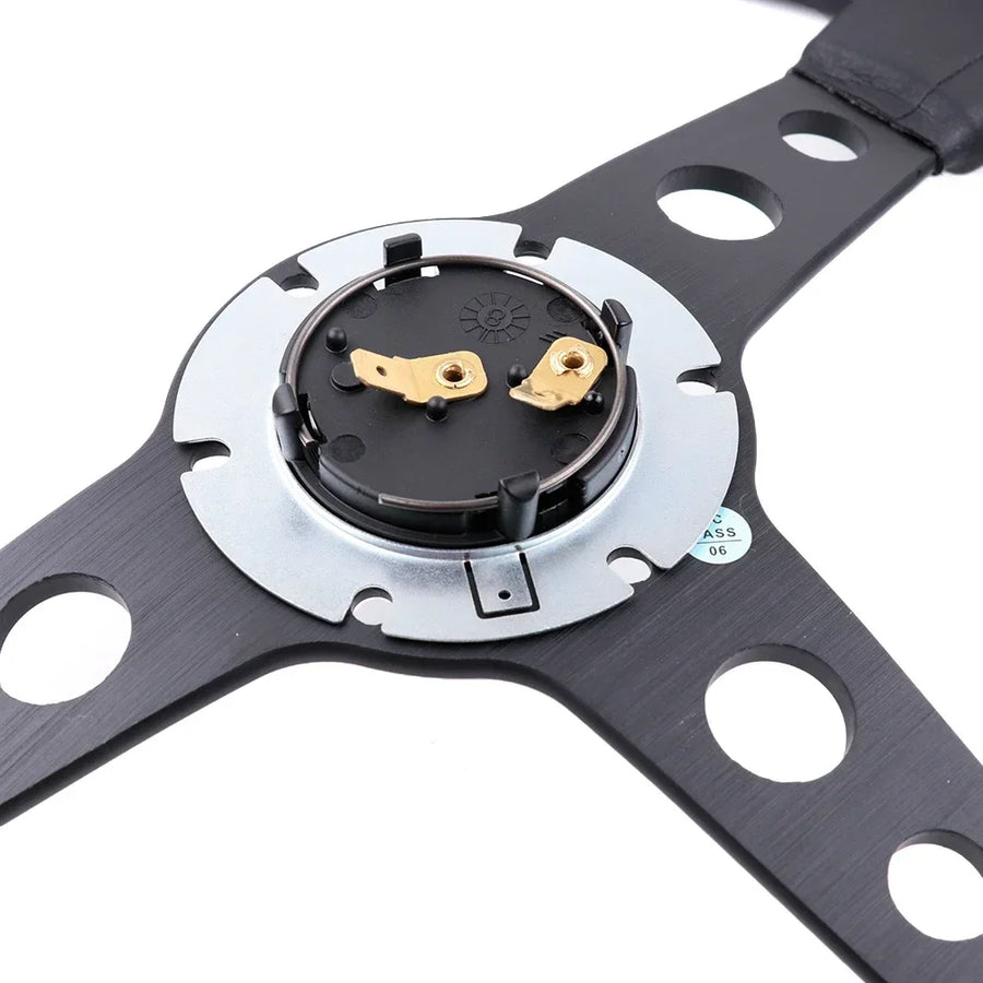 GReddy-Style Flat-Lip Steering Wheel Horn Button