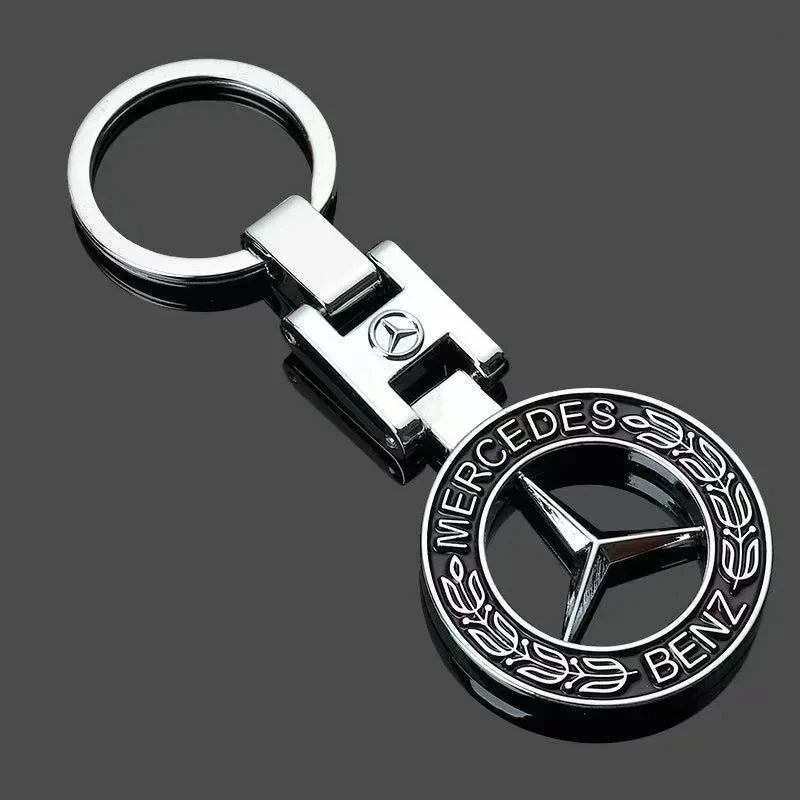 Metal Automotive Logo Keychain for Mercedes-Benz – Multiple Designs