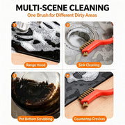 3-Piece Wire & Nylon Cleaning Brush Set
