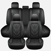 Universal PU-Leather 5-Seat Cover Set – Black or Black/Red
