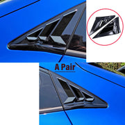 Rear Quarter-Window Louvers for 2019–2021 Honda Civic Hatchback