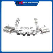 Stainless Steel Valved Cat-Back Exhaust System for Chevrolet Corvette C8 Z06 2023-2026