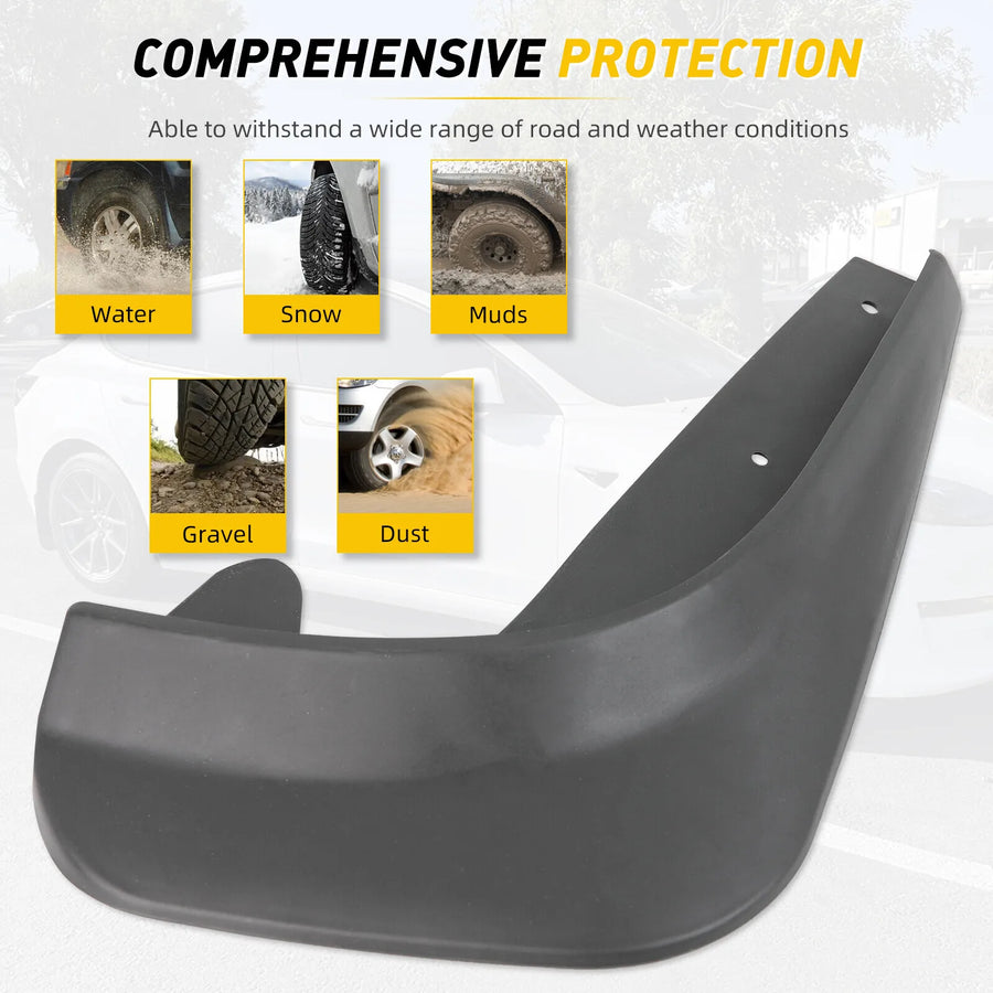 Complete Mudguard Splash Guard Kit 4 Fenders +8 Screws for Honda Civic Del Sol