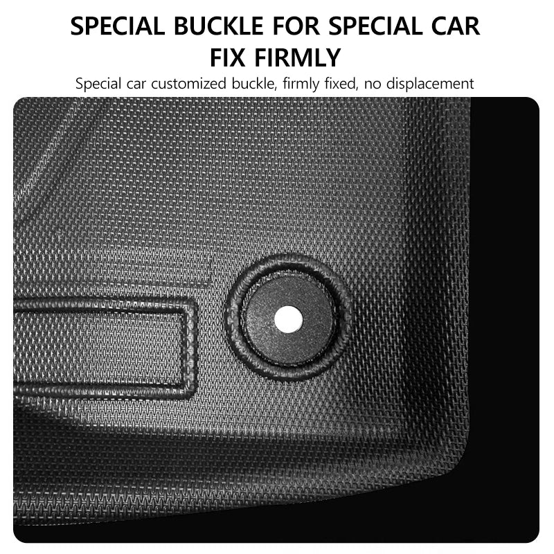 All-Weather Floor Mats and Cargo Liner Set for Ford Bronco 2021 2025 Left Hand Drive Waterproof