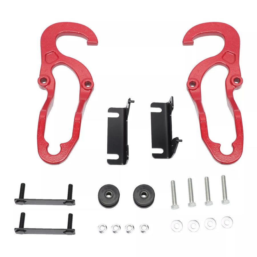 For 2009-2019 Dodge Ram Ram Front Tow Hooks and Bezel Bracket 1500 68196982AA