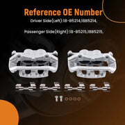 Front Brake Caliper Set for Ford Explorer/Flex/Taurus & Lincoln MKS/MKT 2009-2019