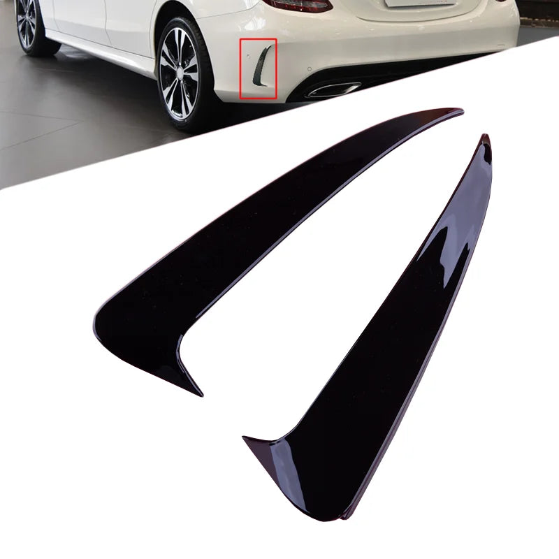 Bumper Canard & Vent Trim Set for 2014–2019 Mercedes-Benz C-Class