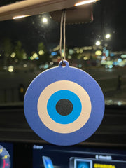 Round/Freesia Fresh Scent Car Air Freshener