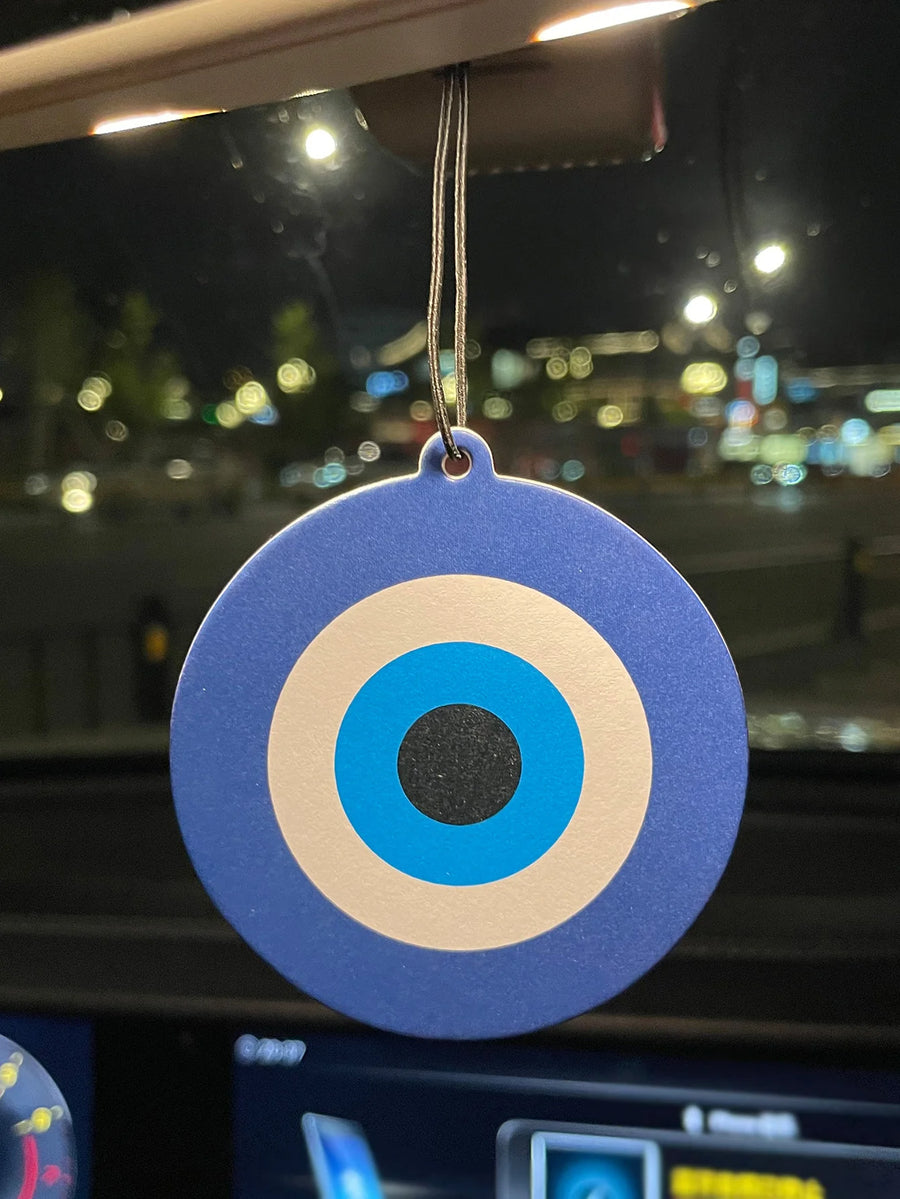 Round/Freesia Fresh Scent Car Air Freshener