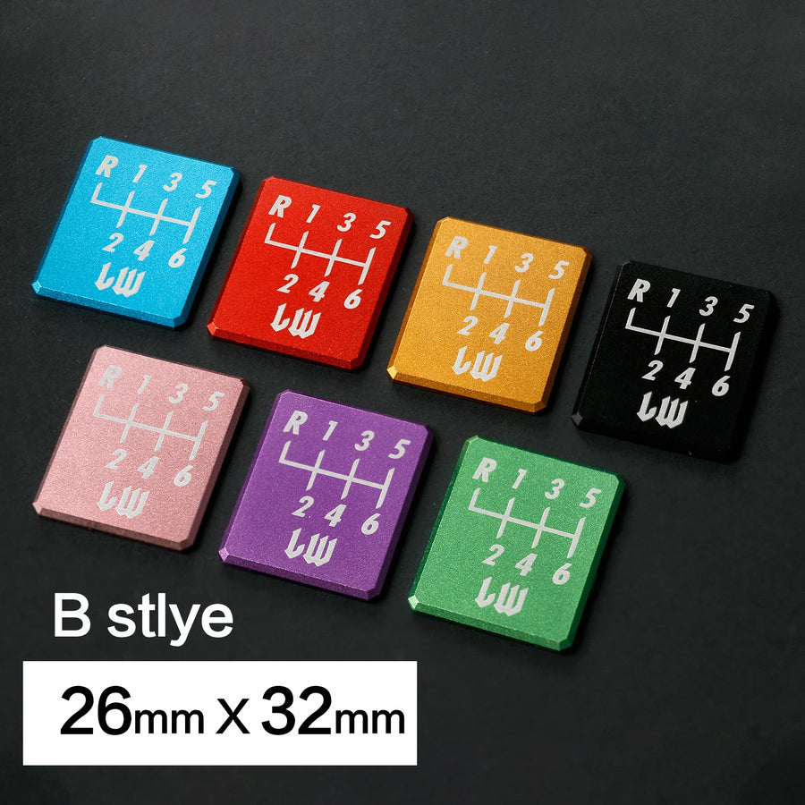 Likewise-Style Manual Shift Pattern Decal & Badge