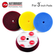 Foam Polishing Pads for 3-Inch Plates - Multi-Firmness
