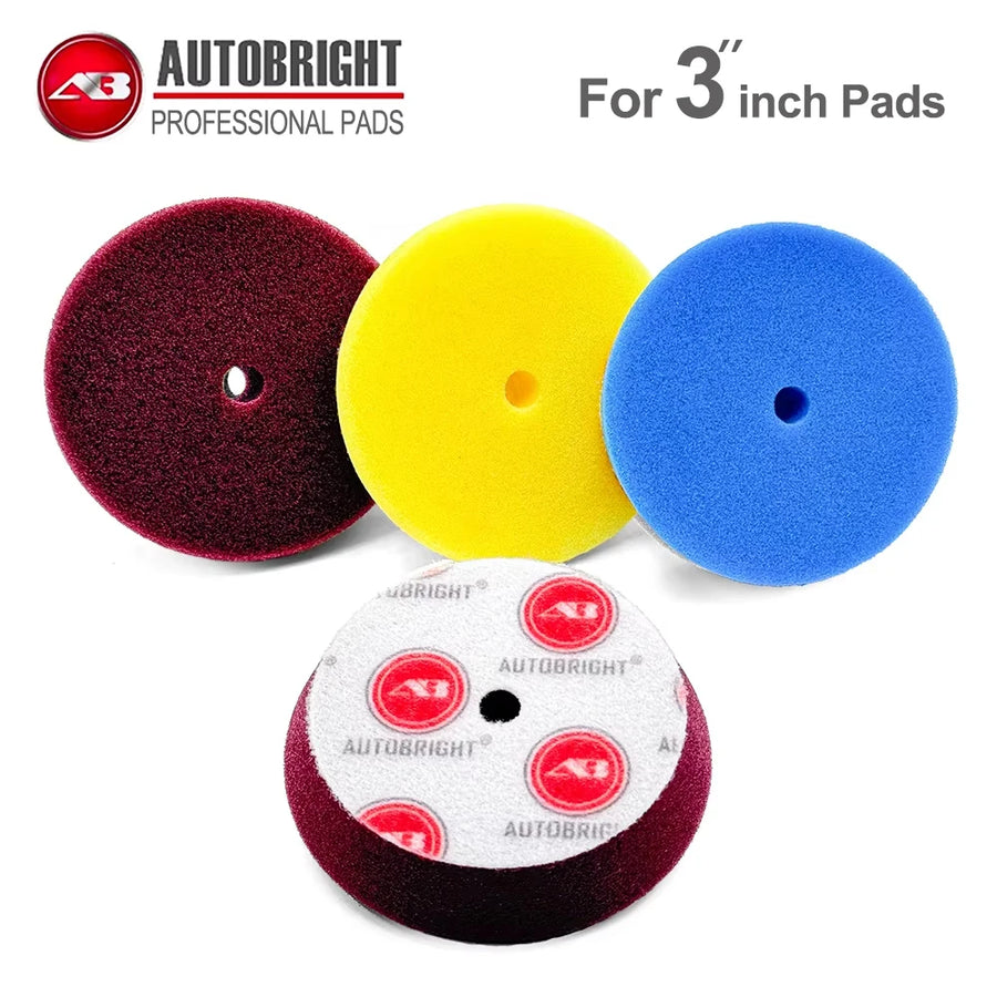 Foam Polishing Pads for 3-Inch Plates - Multi-Firmness