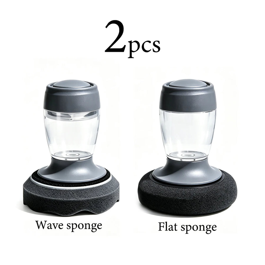 Tire Dressing Applicator Sponge with Liquid Reservoir