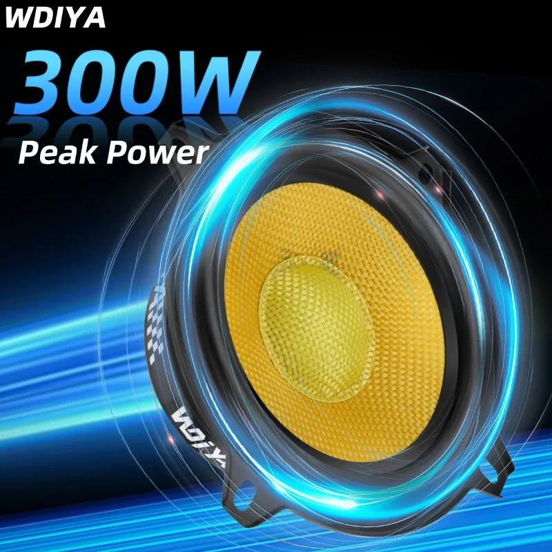 5.25-Inch 300W 4-Ohm Car Woofer Speakers