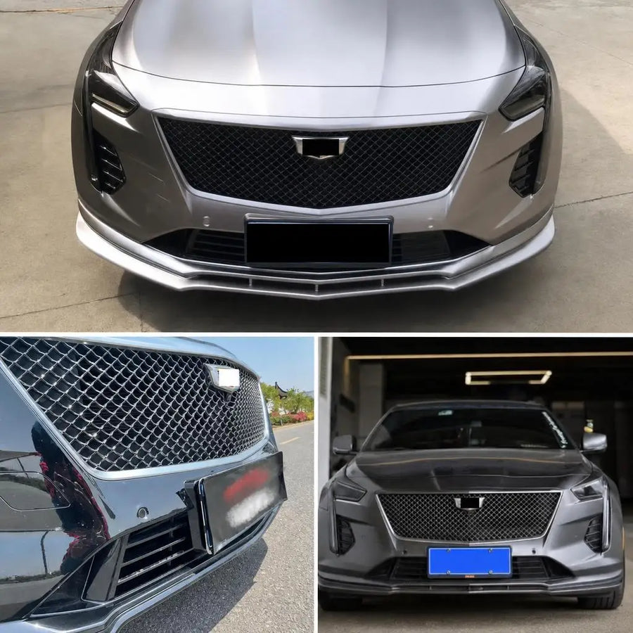Gloss-Black Front Grille for Cadillac CT6 2016–2020