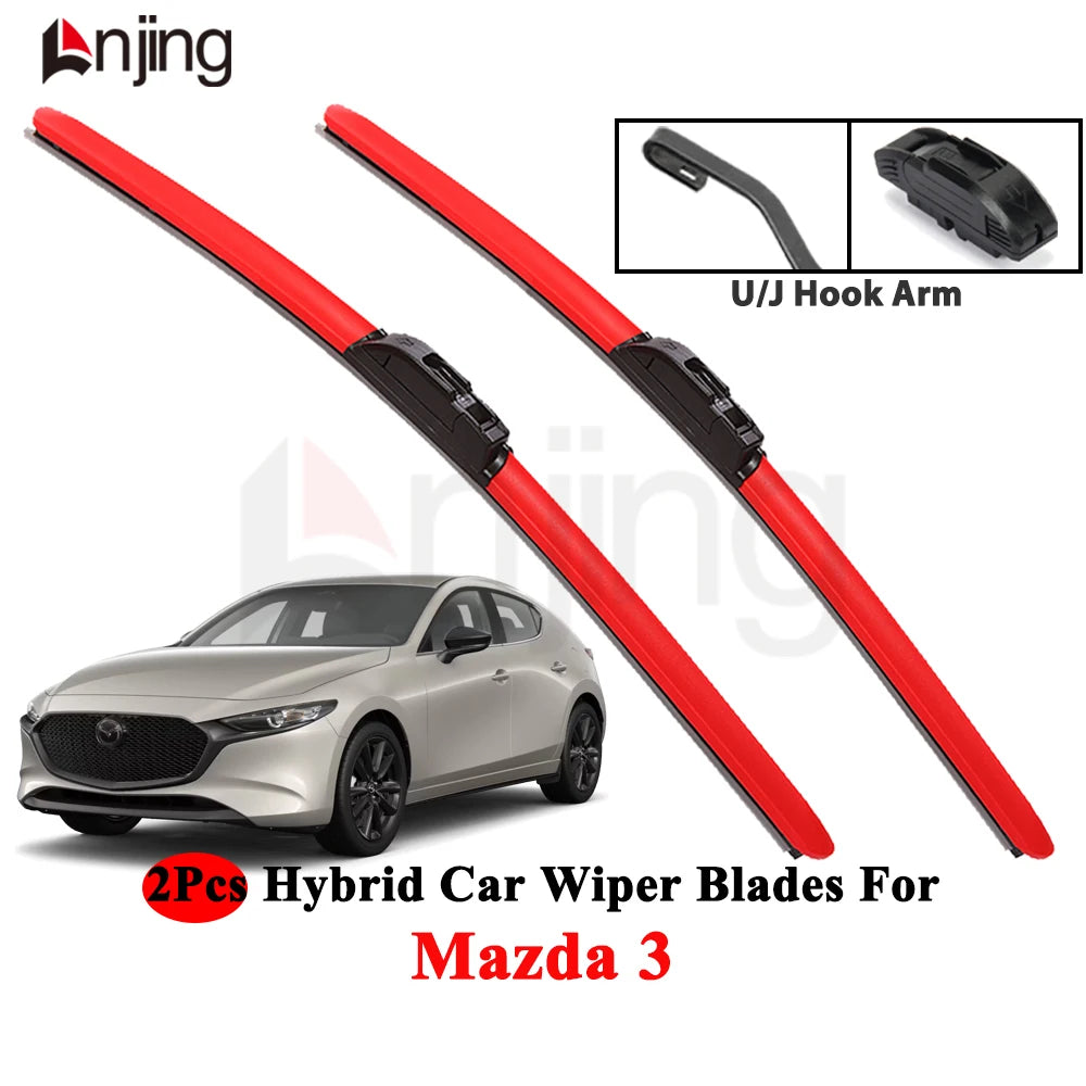 Windshield Wiper Blade Set for Mazda 3 BK BL by BP -Now and Newer 2003