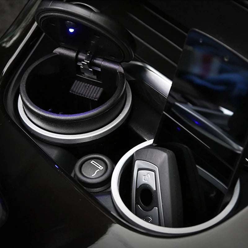 2-in-1 LED Vehicle Ashtray and Storage Cup