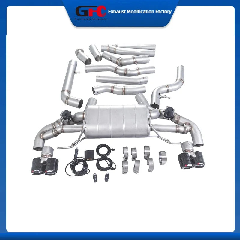 304 Stainless Steel Catback Valved Exhaust System for BMW 3.0T 2020-2024
