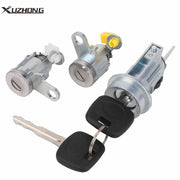 DOOR LOCK KEY IGNITION LOCK CYLINDER SET FOR 95-04 TOYOTA TACOMA MATCHED 2 KEYS