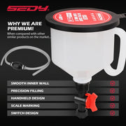 22-Piece Spill-Free Coolant Funnel and Siphon Pump Kit