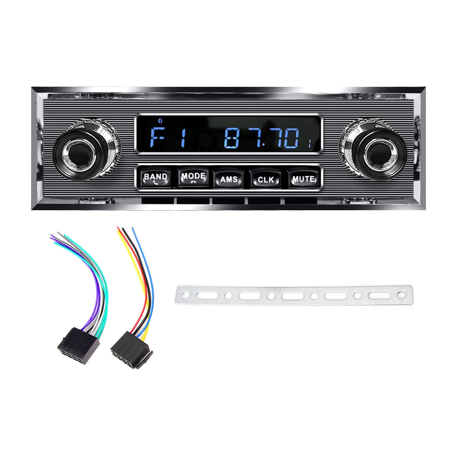 1-DIN Bluetooth MP3 Car Stereo with FM, USB and AUX