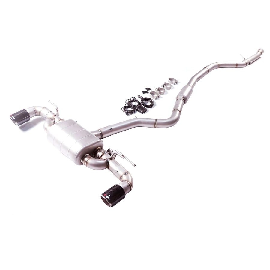 304 Stainless Steel Valved Cat-Back Exhaust System for BMW 125i 1 Series 2010-2017