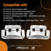 Front Brake Caliper Set for Ford E-150/E-250/E-350/E-450 1999-2007