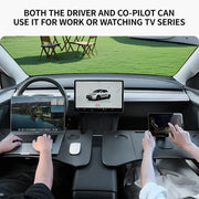 Steering Wheel Laptop and Food Tray for Tesla Model 3, Y, S and X 2018-2025
