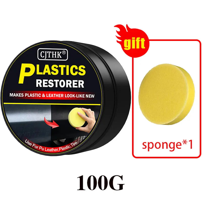Automotive Plastic and Leather Restorer – Back-to-Black Gloss Treatment