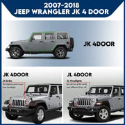 Running Board Set for 2007–2018 Jeep Wrangler – 4 Door
