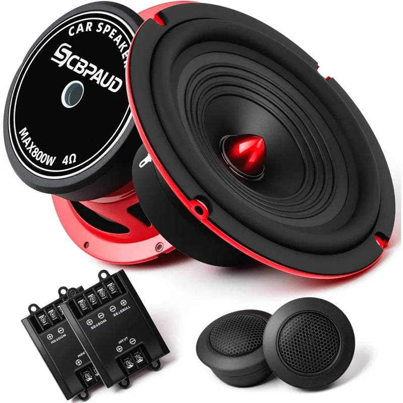 6.5-Inch 800W Component Car Speaker System
